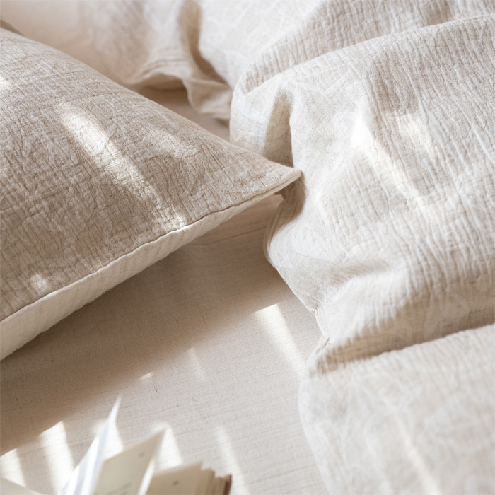 91家纺网 家纺一手货源 找家纺 （总）璞素家居 2025新款棉麻绑带款四件套