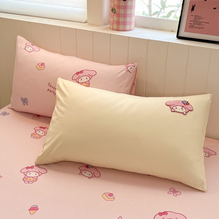 91家纺网 家纺一手货源 找家纺 如一 2025新款A类卡通印加毛巾绣水洗云朵棉四件套（提供买家秀） 美美蒂