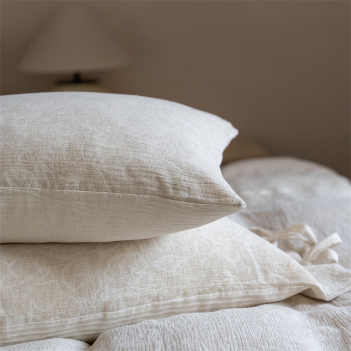 91家纺网 家纺一手货源 找家纺 （总）璞素家居 2025新款棉麻绑带款四件套