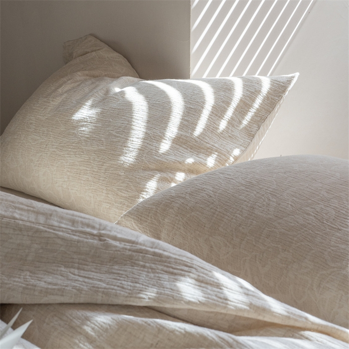 91家纺网 家纺一手货源 找家纺 （总）璞素家居 2025新款棉麻绑带款四件套