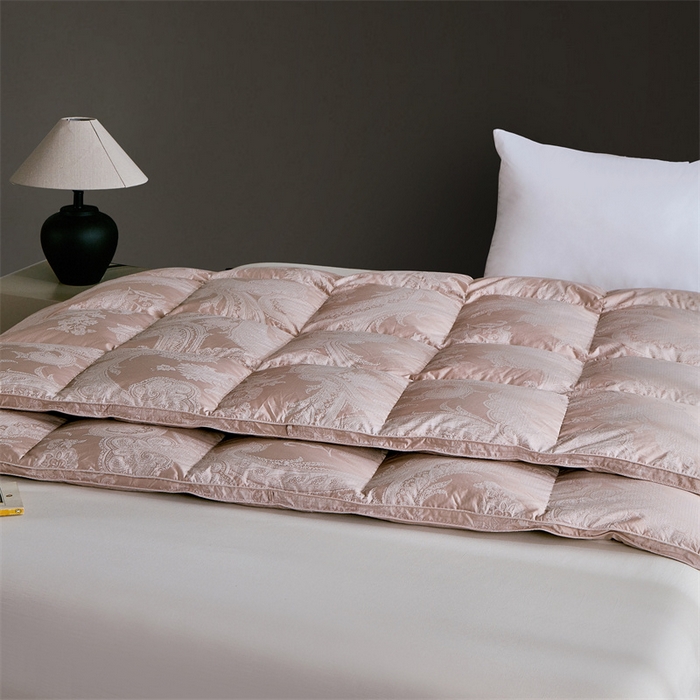 91家纺网 家纺一手货源 找家纺 （总）御眠纺羽绒被壳 2025新款高精密提花单层立体高端羽绒被壳自充绒羽绒被壳