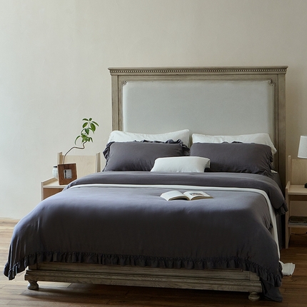 子和家居 2025新款司麦克成品染天丝四件套 瓦黛