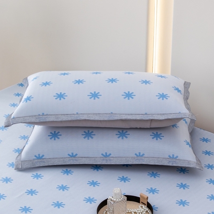 91家纺网 家纺一手货源 找家纺 （总）凌云家纺  2025新款夏季凉席枕套成人枕芯套单人48*74冰丝枕头套凉爽凉感枕套