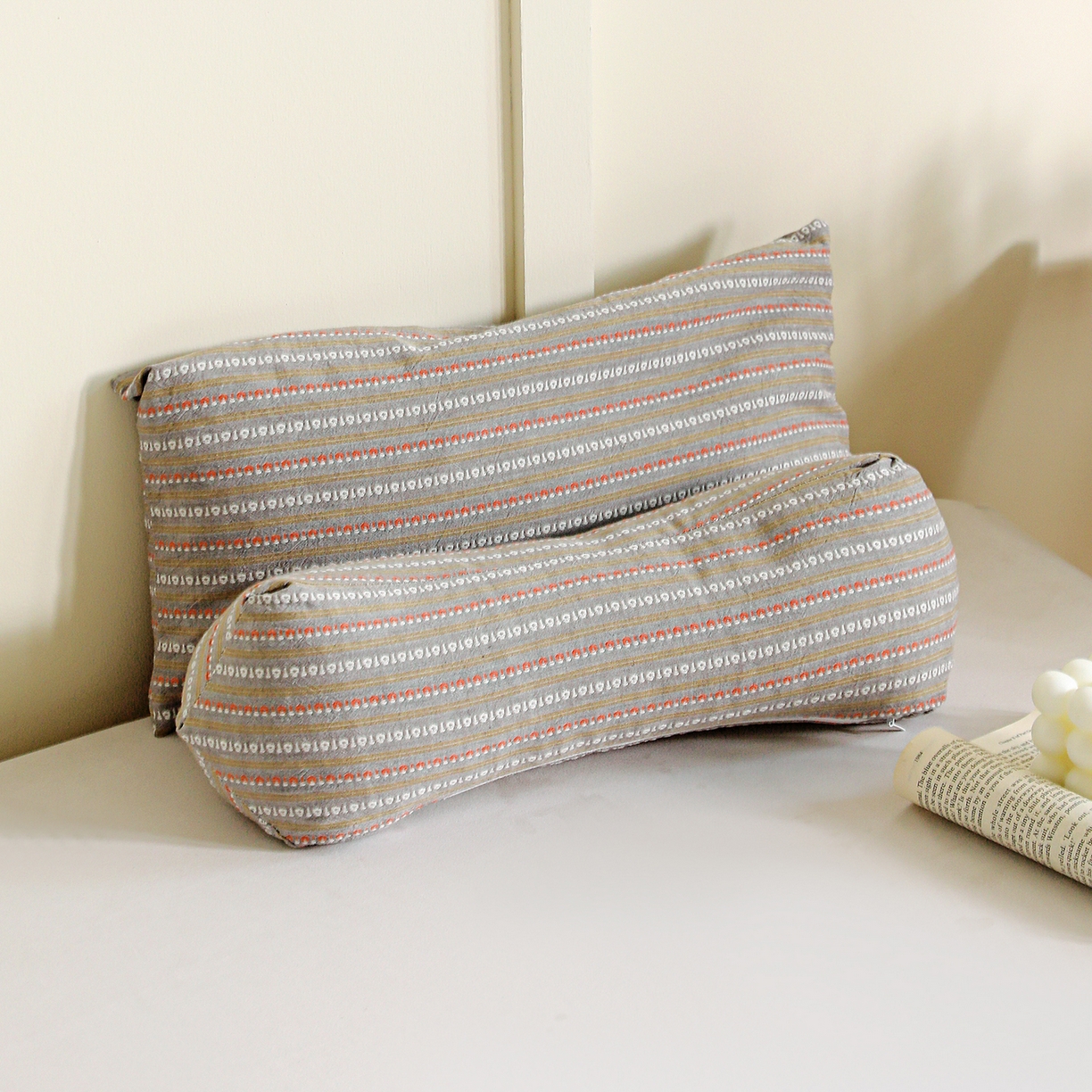 91家纺网 家纺一手货源 找家纺 （总）金牛枕芯 2025春夏新款三角牵引组合荞麦枕印花款枕头枕芯