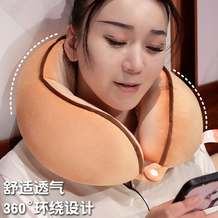 91家纺网 家纺一手货源 找家纺 （总）仟亿莱 2025新款黄油饼干驼峰U枕