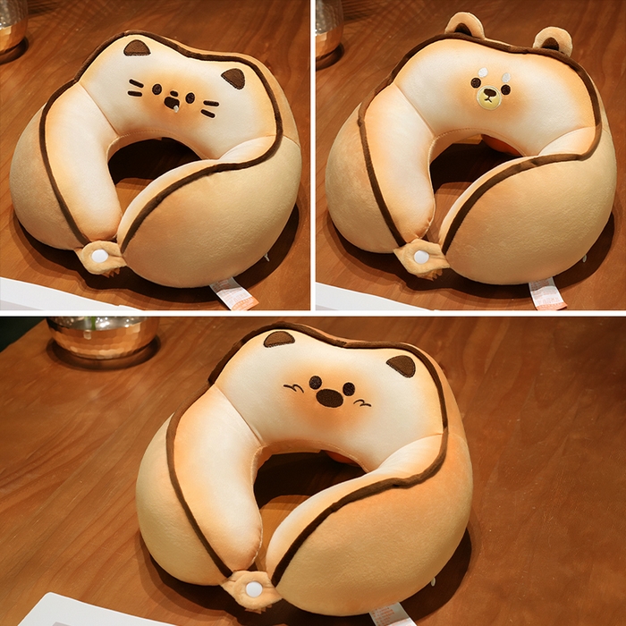 91家纺网 家纺一手货源 找家纺 （总）仟亿莱 2025新款黄油饼干驼峰U枕