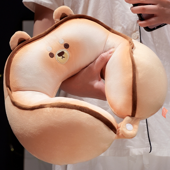 91家纺网 家纺一手货源 找家纺 （总）仟亿莱 2025新款黄油饼干驼峰U枕