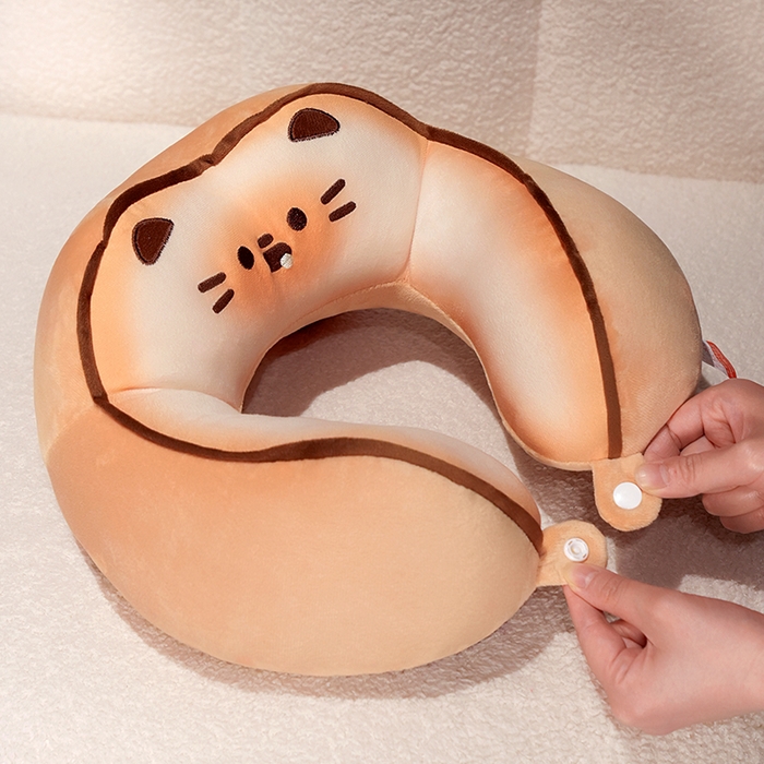 91家纺网 家纺一手货源 找家纺 （总）仟亿莱 2025新款黄油饼干驼峰U枕