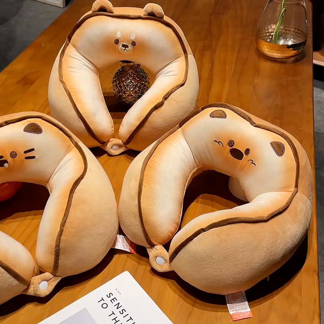 91家纺网 家纺一手货源 找家纺 （总）仟亿莱 2025新款黄油饼干驼峰U枕