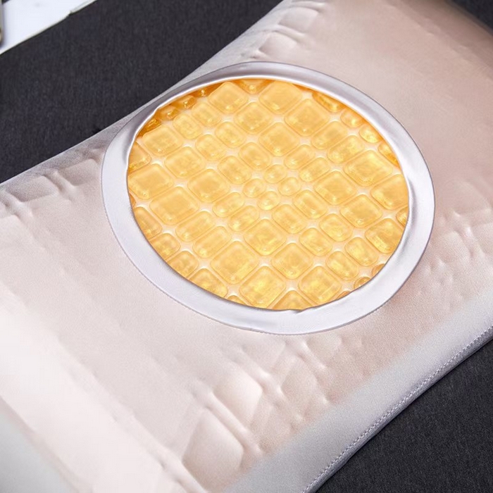 91家纺网 家纺一手货源 找家纺 （总）云熙枕业 2025春夏新款晶雅金珀悬浮凝胶枕头凉感记忆枕头枕芯单枕芯