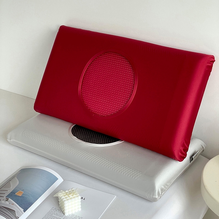 91家纺网 家纺一手货源 找家纺 靓星家纺 2025新款红石榴黑金凝胶枕枕头枕芯 组合图仅供参考 40x70cm/只