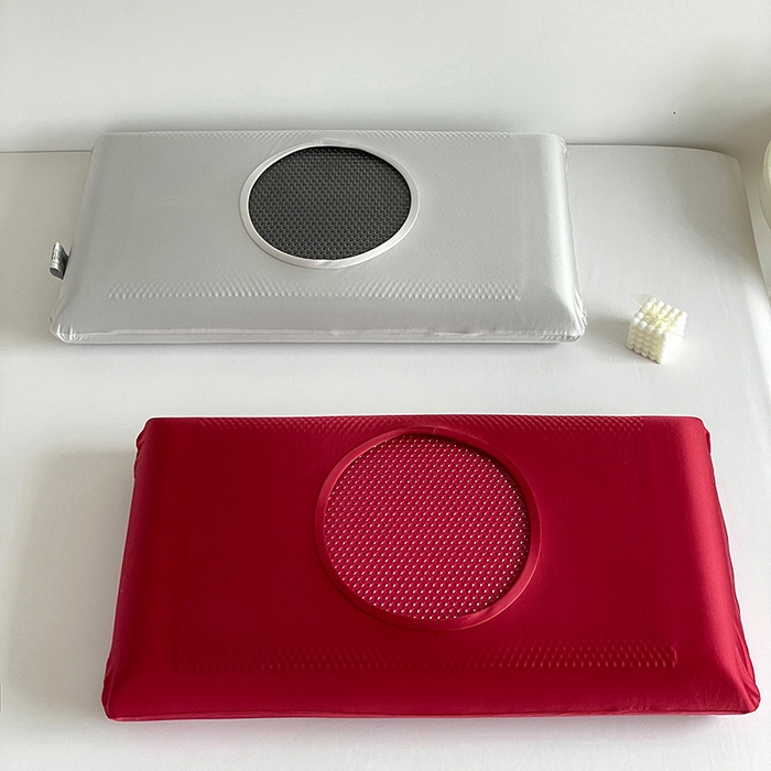 91家纺网 家纺一手货源 找家纺 靓星家纺 2025新款红石榴黑金凝胶枕枕头枕芯 组合图仅供参考 40x70cm/只