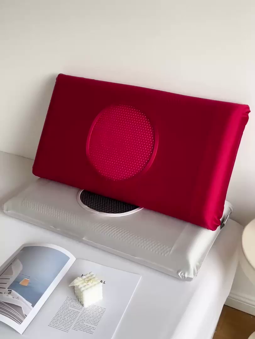 91家纺网 家纺一手货源 找家纺 （总）靓星家纺 2025新款红石榴黑金凝胶枕枕头枕芯