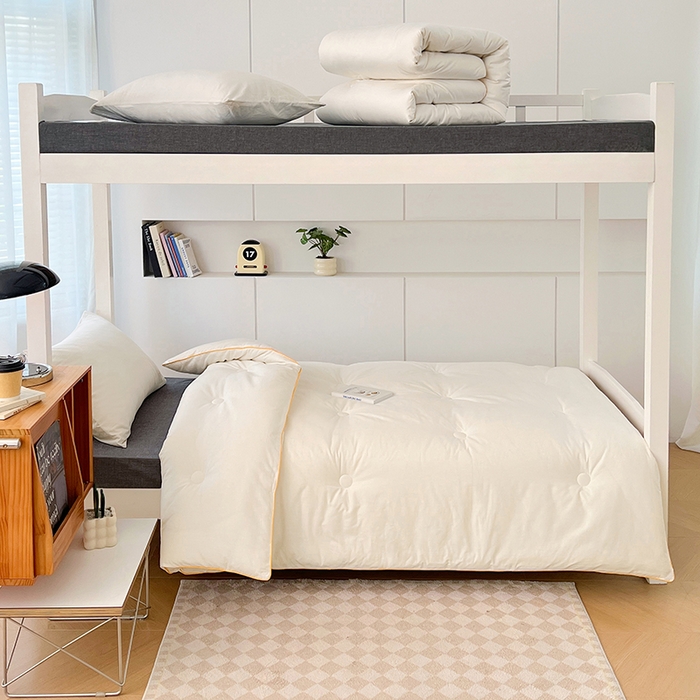 91家纺网 家纺一手货源 找家纺 （总）VIP被业 2025新款全棉纯棉学生宿舍被子直播配套大豆被芯被子被芯