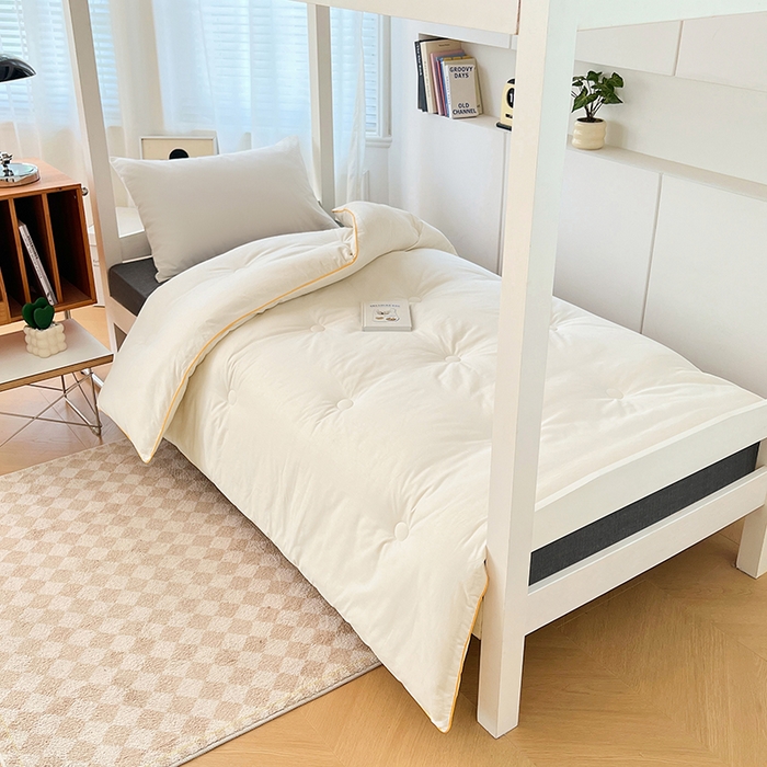 91家纺网 家纺一手货源 找家纺 （总）VIP被业 2025新款全棉纯棉学生宿舍被子直播配套大豆被芯被子被芯