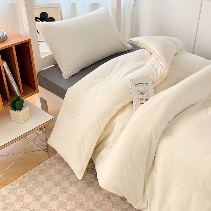 91家纺网 家纺一手货源 找家纺 （总）VIP被业 2025新款全棉纯棉学生宿舍被子直播配套大豆被芯被子被芯