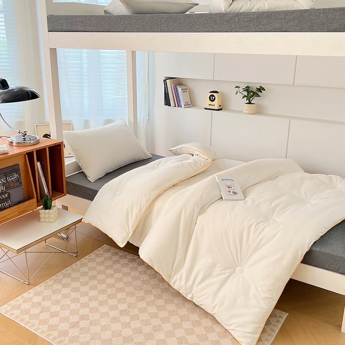 91家纺网 家纺一手货源 找家纺 （总）VIP被业 2025新款全棉纯棉学生宿舍被子直播配套大豆被芯被子被芯