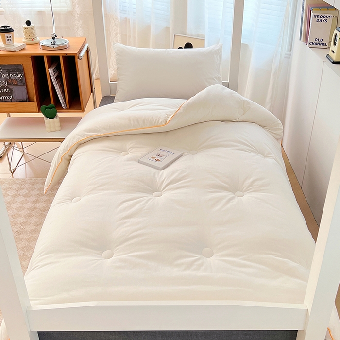 91家纺网 家纺一手货源 找家纺 （总）VIP被业 2025新款全棉纯棉学生宿舍被子直播配套大豆被芯被子被芯