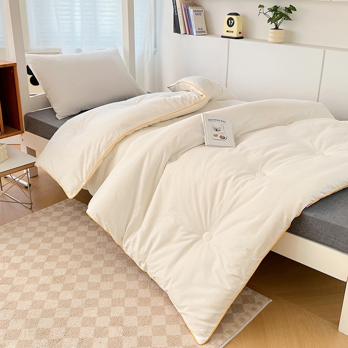 91家纺网 家纺一手货源 找家纺 （总）VIP被业 2025新款全棉纯棉学生宿舍被子直播配套大豆被芯被子被芯