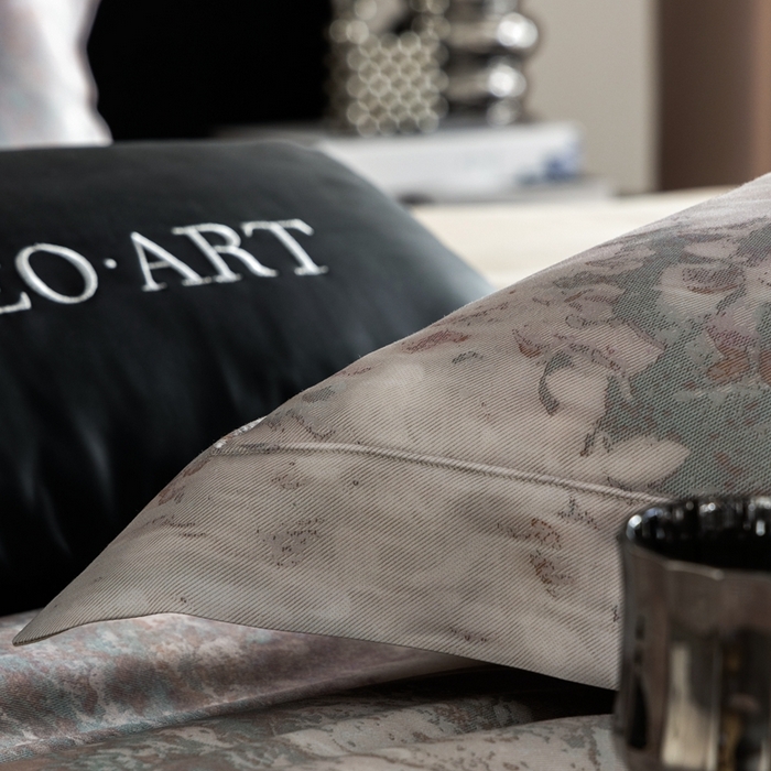 91家纺网 家纺一手货源 找家纺 涞澳家纺 2025新款天丝数码印花四件套 朝暮