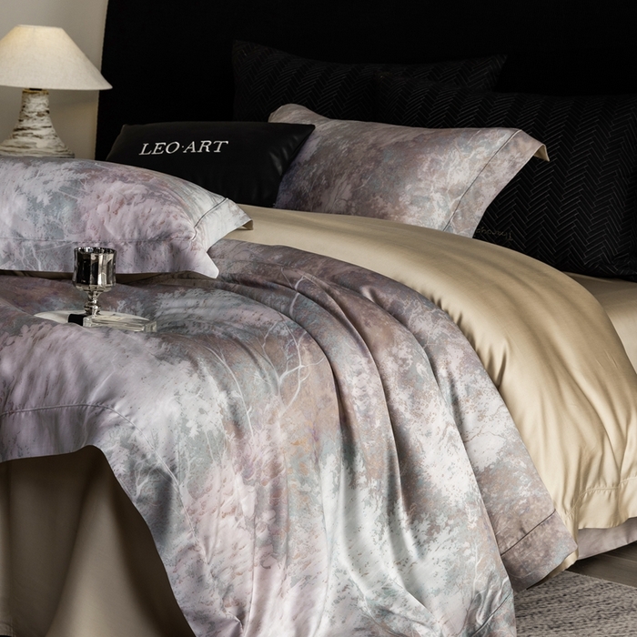 （总）涞澳家纺 2025新款天丝数码印花四件套