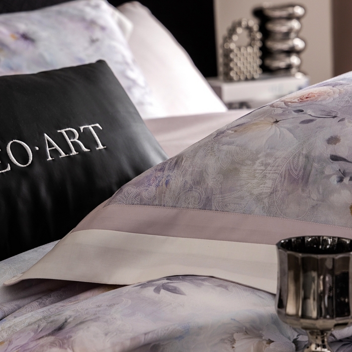 91家纺网 家纺一手货源 找家纺 涞澳家纺 2025新款天丝数码印花四件套 谷兰