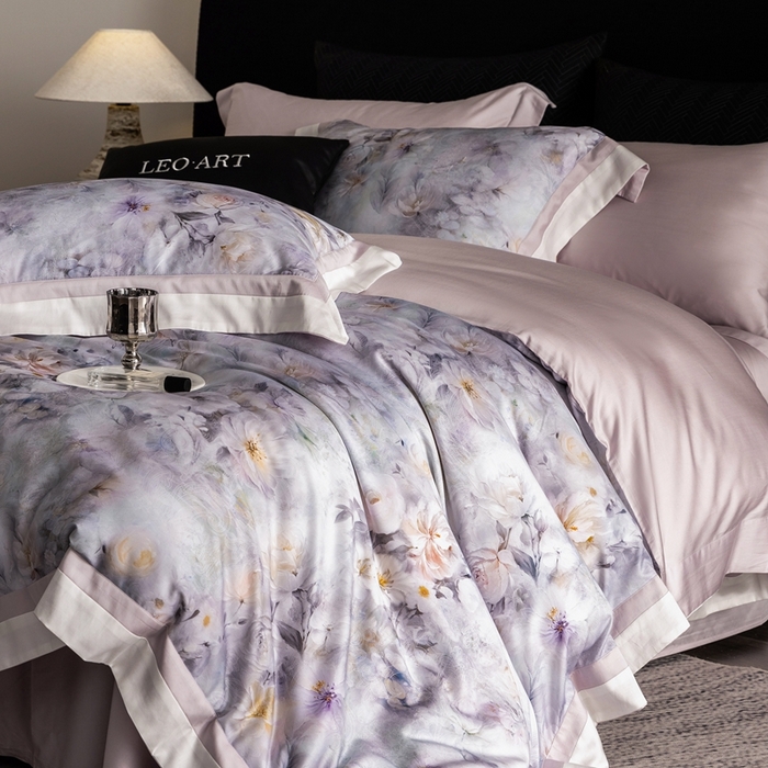 涞澳家纺 2025新款天丝数码印花四件套 谷兰