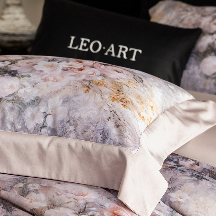 91家纺网 家纺一手货源 找家纺 涞澳家纺 2025新款天丝数码印花四件套 景明