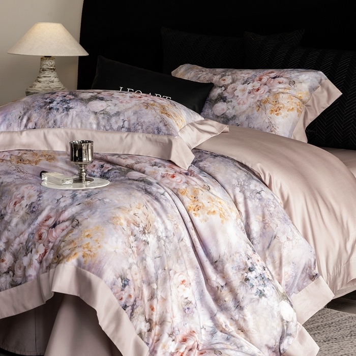 涞澳家纺 2025新款天丝数码印花四件套 景明