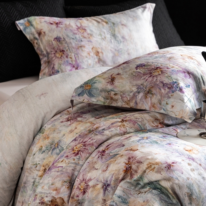 91家纺网 家纺一手货源 找家纺 涞澳家纺 2025新款天丝数码印花四件套 轻语