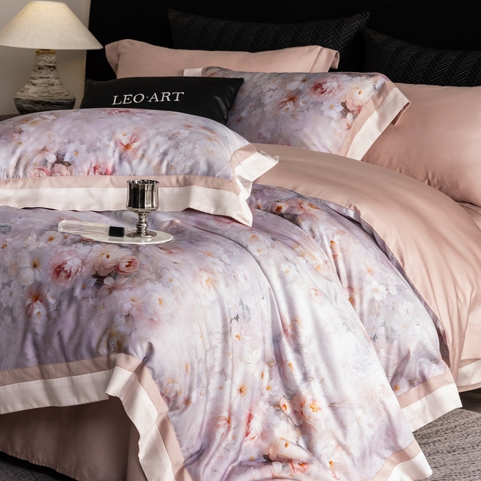 涞澳家纺 2025新款天丝数码印花四件套 舒曼