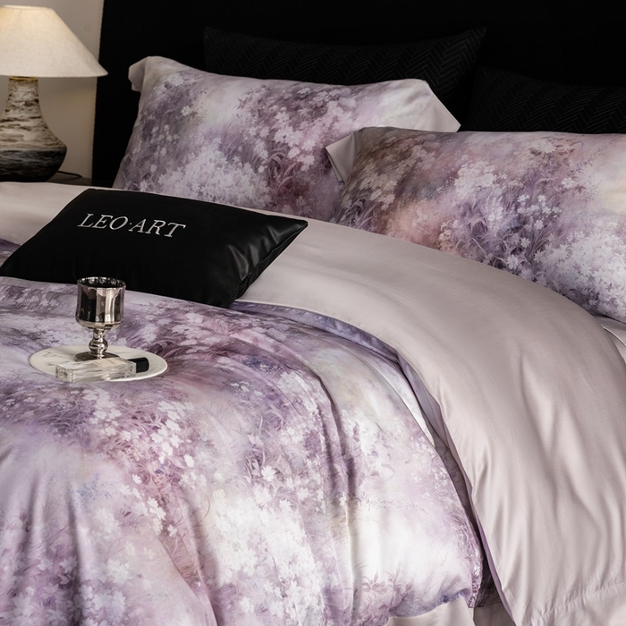 涞澳家纺 2025新款天丝数码印花四件套 晚意