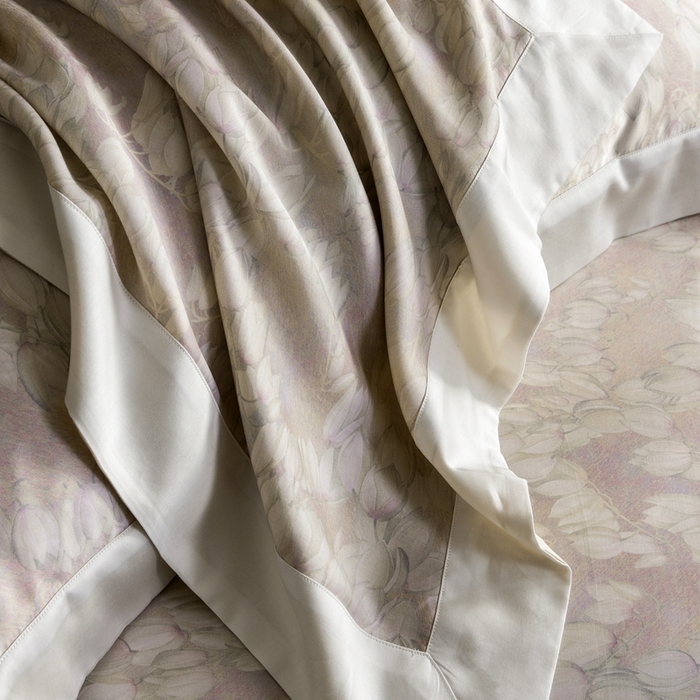 91家纺网 家纺一手货源 找家纺 涞澳家纺 2025新款天丝数码印花四件套 悠若