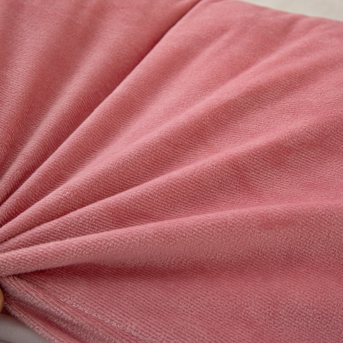 91家纺网 家纺一手货源 找家纺 沐沐2026新款宝宝绒三角靠背 玫粉色