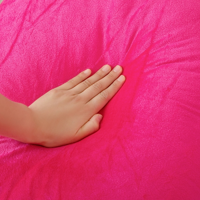 91家纺网 家纺一手货源 找家纺 沐沐2026新款宝宝绒三角靠背 树莓粉