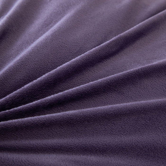 91家纺网 家纺一手货源 找家纺 沐沐2026新款宝宝绒三角靠背 紫色