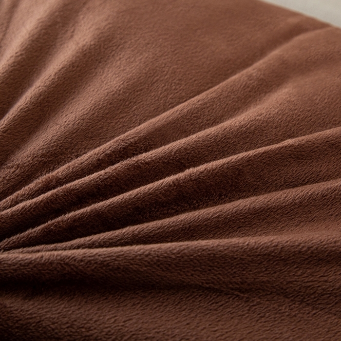 91家纺网 家纺一手货源 找家纺 沐沐2026新款宝宝绒三角靠背 棕色