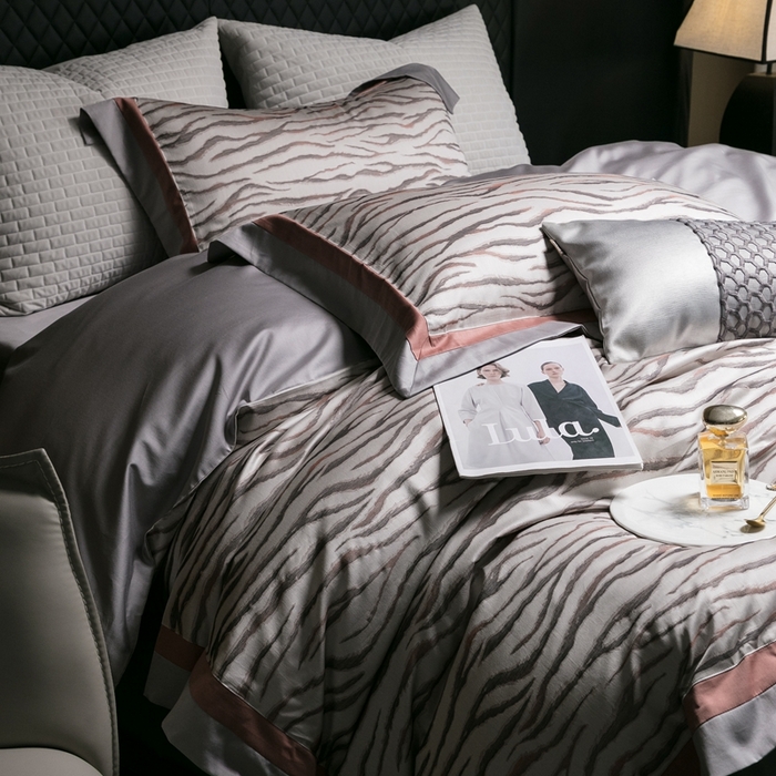 91家纺网 家纺一手货源 找家纺 （总）涞澳家纺 2025新款100支全棉提花四件套