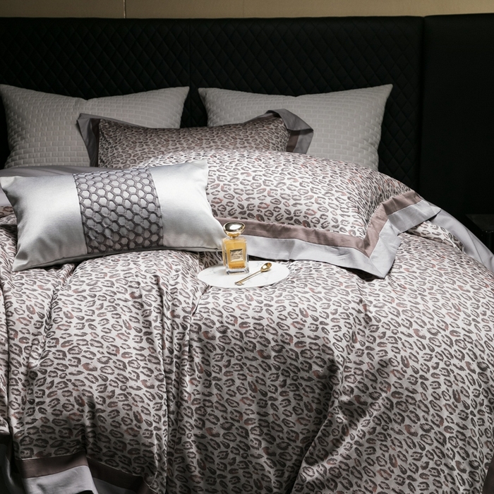 涞澳家纺 2025新款100支全棉提花四件套 马丁