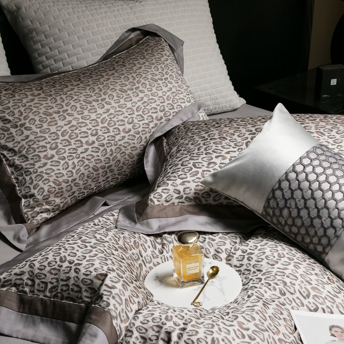 91家纺网 家纺一手货源 找家纺 涞澳家纺 2025新款100支全棉提花四件套 马丁