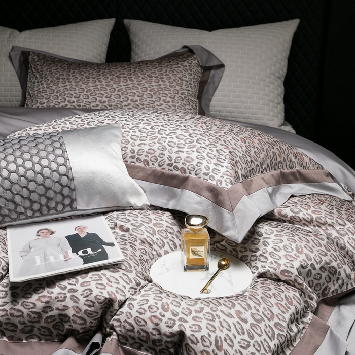 91家纺网 家纺一手货源 找家纺 涞澳家纺 2025新款100支全棉提花四件套 马丁