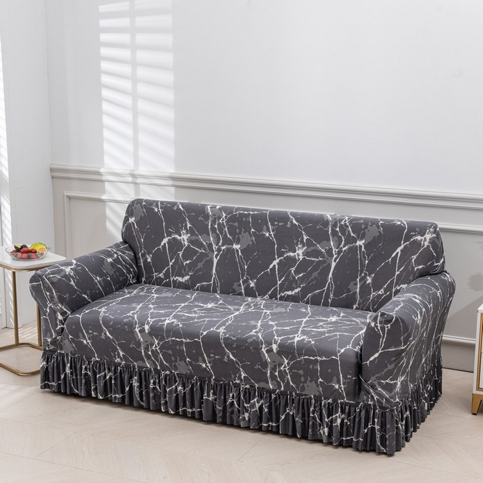 91家纺网 家纺一手货源 找家纺 兴妮雅家纺 2025新款冯赛英花边沙发套 伯格