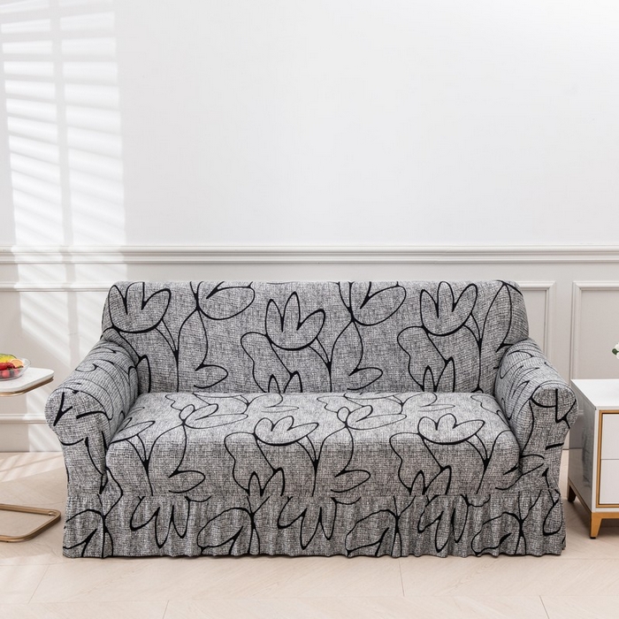 兴妮雅家纺 2025新款冯赛英花边沙发套 繁华