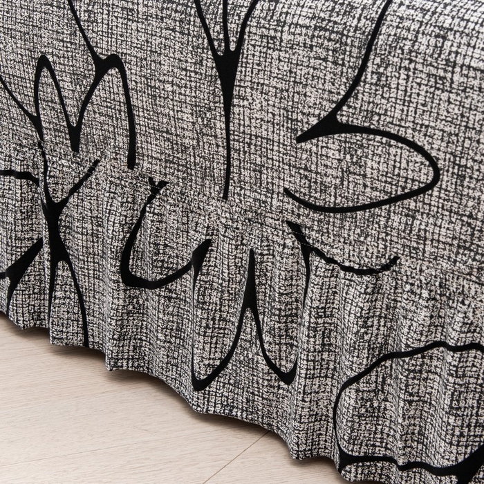 91家纺网 家纺一手货源 找家纺 兴妮雅家纺 2025新款冯赛英花边沙发套 繁华