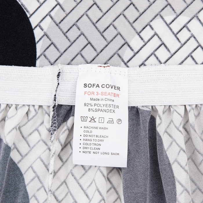 91家纺网 家纺一手货源 找家纺 兴妮雅家纺 2025新款冯赛英花边沙发套 格纹花朵