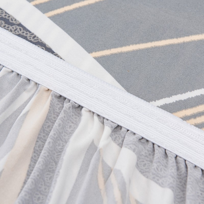 91家纺网 家纺一手货源 找家纺 兴妮雅家纺 2025新款冯赛英花边沙发套 简约优品