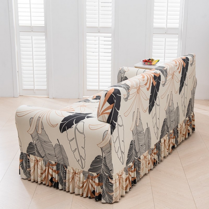 91家纺网 家纺一手货源 找家纺 兴妮雅家纺 2025新款冯赛英花边沙发套 烂漫花语