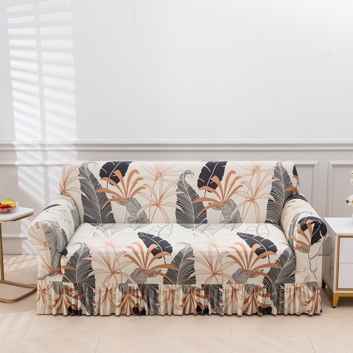 兴妮雅家纺 2025新款冯赛英花边沙发套 烂漫花语