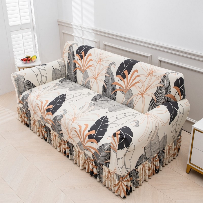 91家纺网 家纺一手货源 找家纺 兴妮雅家纺 2025新款冯赛英花边沙发套 烂漫花语