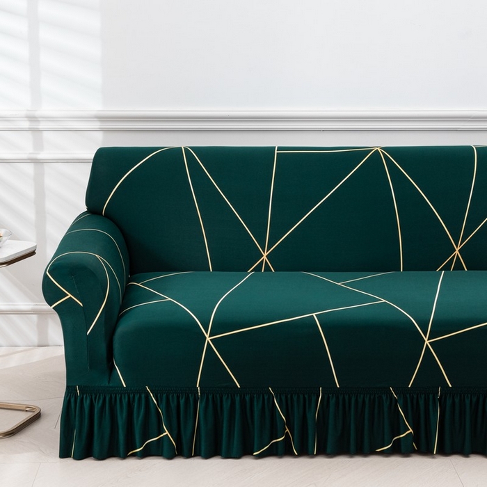 91家纺网 家纺一手货源 找家纺 兴妮雅家纺 2025新款冯赛英花边沙发套 流光溢彩